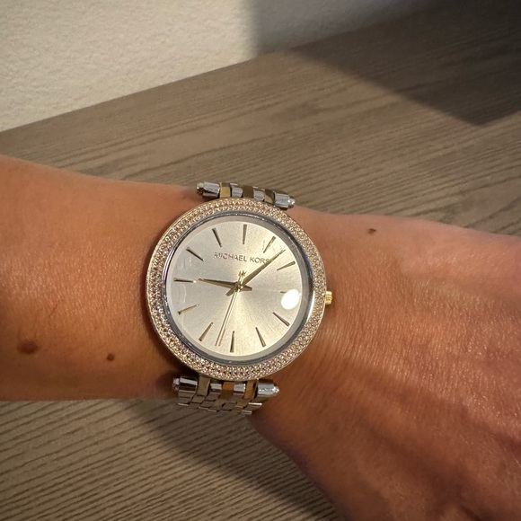 Michael Kors Gold and Silver Women's Watch - Picture 1 of 6